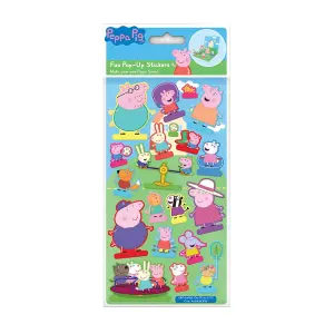 pa Pig Pop Up Sticker Sheet Multicoloured (One Size)