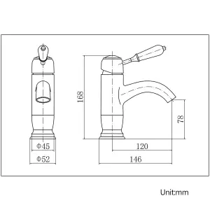 Basin Mixer Tap Gold Bathroom Sink Taps Single Lever with UK Standard Hot and Cold Hoses Modern Bathroom Washroom Cloakroom Faucet