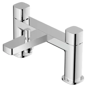 RAK Petit Polished Chrome Square Bath Shower Mixer Tap Solid Brass