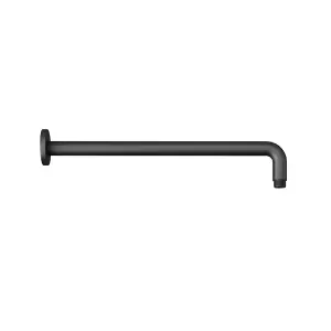 Aquadry Oria Matt Black Wall-mounted Shower arm