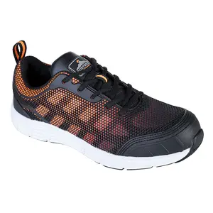 Portwest Steelite Tove Safety Trainer Black/Orange