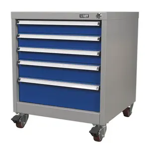 Sealey Mobile Industrial Cabinet 5 Drawer API5657B