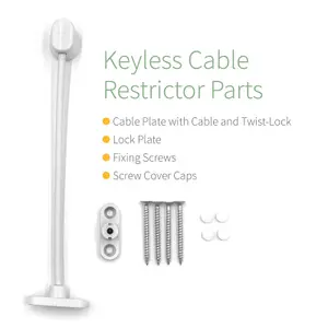 TruMAX Keyless Cable Restrictor - White