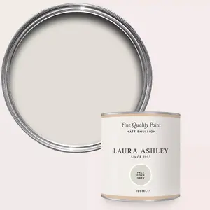 Laura Ashley Pale Dove Grey Matt Emulsion Paint Sample