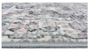 Maestro Collection Vintage Design Rug in Grey & Pink  3118 GB22