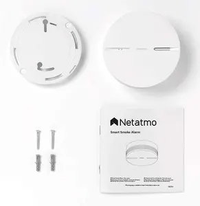 Netatmo Smart Smoke Alarm with 85-decibel sound