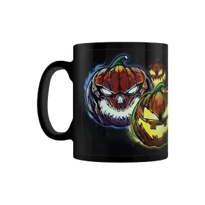 Grindstore Evil Pumpkin Heads Halloween Mug Black/Orange (One Size)