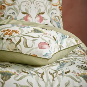 EW by Edinburgh Weavers Songbird Traditional Floral 100% Cotton Pillowcase Pair