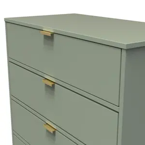 Madrid 4 Drawer Chest in Reed Green (Ready Assembled)