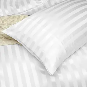 Florane Microfibre 250 TC Reversible Modern & Contemporary Duvet Cover Set with pillow cases White / Single Duvet Cover + 1 Standard Pillowcase