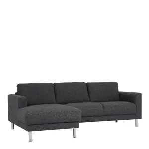 Cleveland Chaiselongue Sofa (LH) in Nova Anthracite