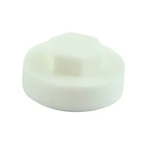 Timco - Hex Head Screw covers - White (Size 19mm - 1000 Pieces)