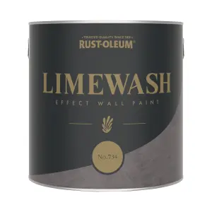 Rust-Oleum Grey Limewash Effect Wall Paint - No.734 2.5L