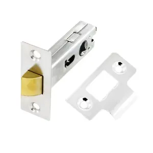 Securit Nickel Plated Bolt Through Mortice Latch Steel (One Size)