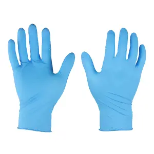 Timco - Nitrile Gloves - Blue (Size X Large - 100 Pieces)