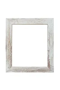 Metro Distressed White Picture Photo Frame A3