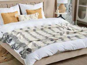 Blanket CAYIR Cotton 130 x 170 cm Beige