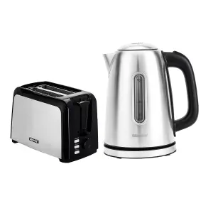 Geepas 1.7L Kettle and 2 Slice Toaster Set