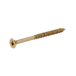 TurboDrive Assorted wood screw PZ Double-countersunk Yellow-passivated Steel Screw, Pack of 300