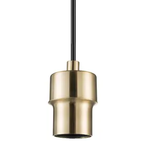 GoodHome Klentony Gold effect Pendant ceiling light, (Dia)100mm