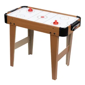 WICKED GIZMOS Freestanding Air Hockey Table with Paddles & Pucks