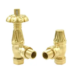 Westminster Thermostatic Radiator Valve Polished Brass