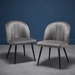 Orla Dining Chair (Set of 2) Grey