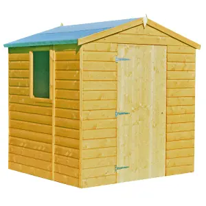 Shire 7x5 Shiplap Apex Single Door Garden Shed with Window