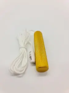 Light Pull cords - Gold pull with White Cord