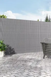 150cm W x 300cm L Garden Sunshade Privacy Fence Screen Panel Light Grey