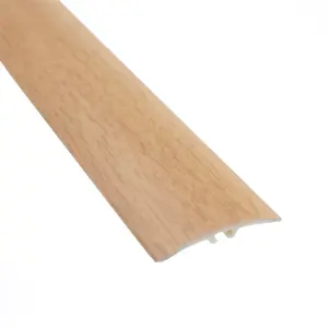 Upvc self-adhesive wood effect door edging floor trim threshold pvc self-adhesive 1000mm x 40mm e64 light oak