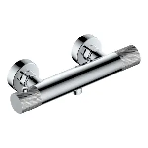 RAK Amalfi Thermostatic Bar Shower Valve Bottom Outlet - Chrome