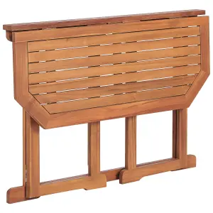 Garden Table Wood Light Wood TREIA