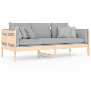 Berkfield Day Bed Solid Wood Pine 80x200 cm