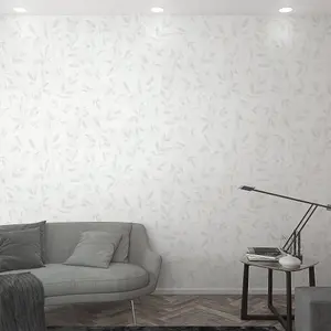 Galerie The New Design Book White Leaf Wallpaper