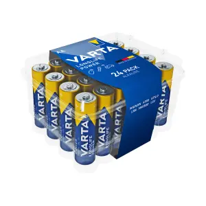 Varta Longlife Power AA Battery, Pack of 24