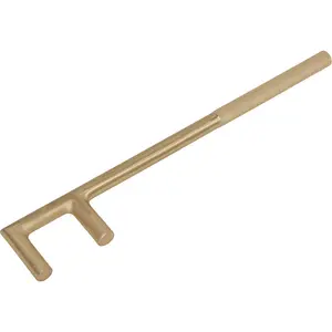 45 x 350mm Non-Sparking Valve Handle - Precision Cast - Beryllium Copper