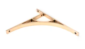 Polished Bronze Tyne Shelf Bracket (314mm x 250mm)