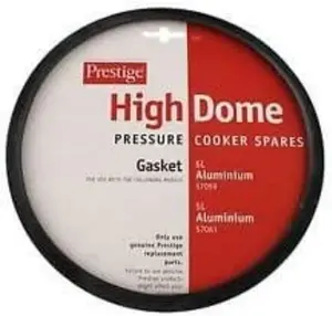 Prestige Hi Dome Pressure Cooker Spares, Gasket - Black (Package May Vary)