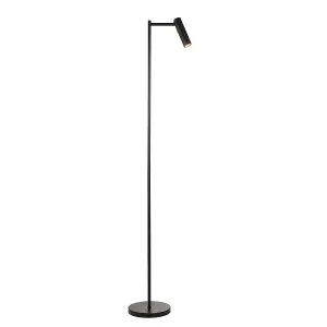 Luminosa Dedicated LED Reader Task Floor Lamp Matt Black