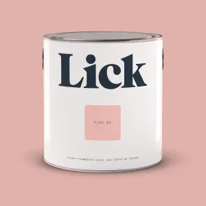 Lick Pink 09 Matt Emulsion paint, 2.5L