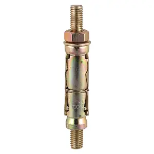 TIMCO Shield Anchors Projecting Bolt Gold - M8:25P (M8 x 70)