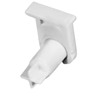 SPARES2GO Door Hinge Support Socket for Bosch fits Neff Fridge Freezer (White)