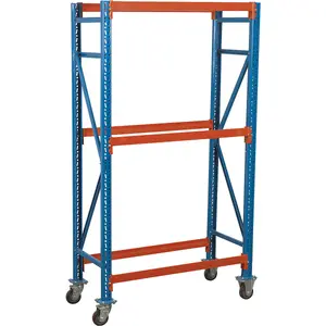 Heavy-Duty Mobile Tyre Rack with Wheels - 400kg Capacity