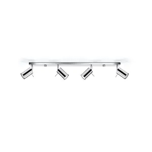 Ring Steel Chrome 4L Light Classic Ceiling Light