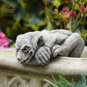 Peeping Gremlin Stone Statue Outdoor Garden Gargoyle Ornament Gothic Grotesque