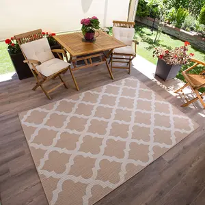 Ecology Collection Outdoor Rugs in Beige  400be