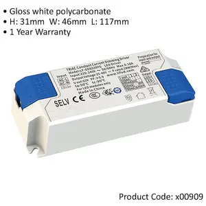 28W Dimmable LED Driver - 550 to 700mA Constant Current - Fixed Output