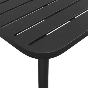 Berkfield Garden Table Anthracite 200x100x71 cm Steel