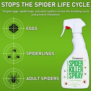 Xterminate Spider Repellent Spray 500ml x3